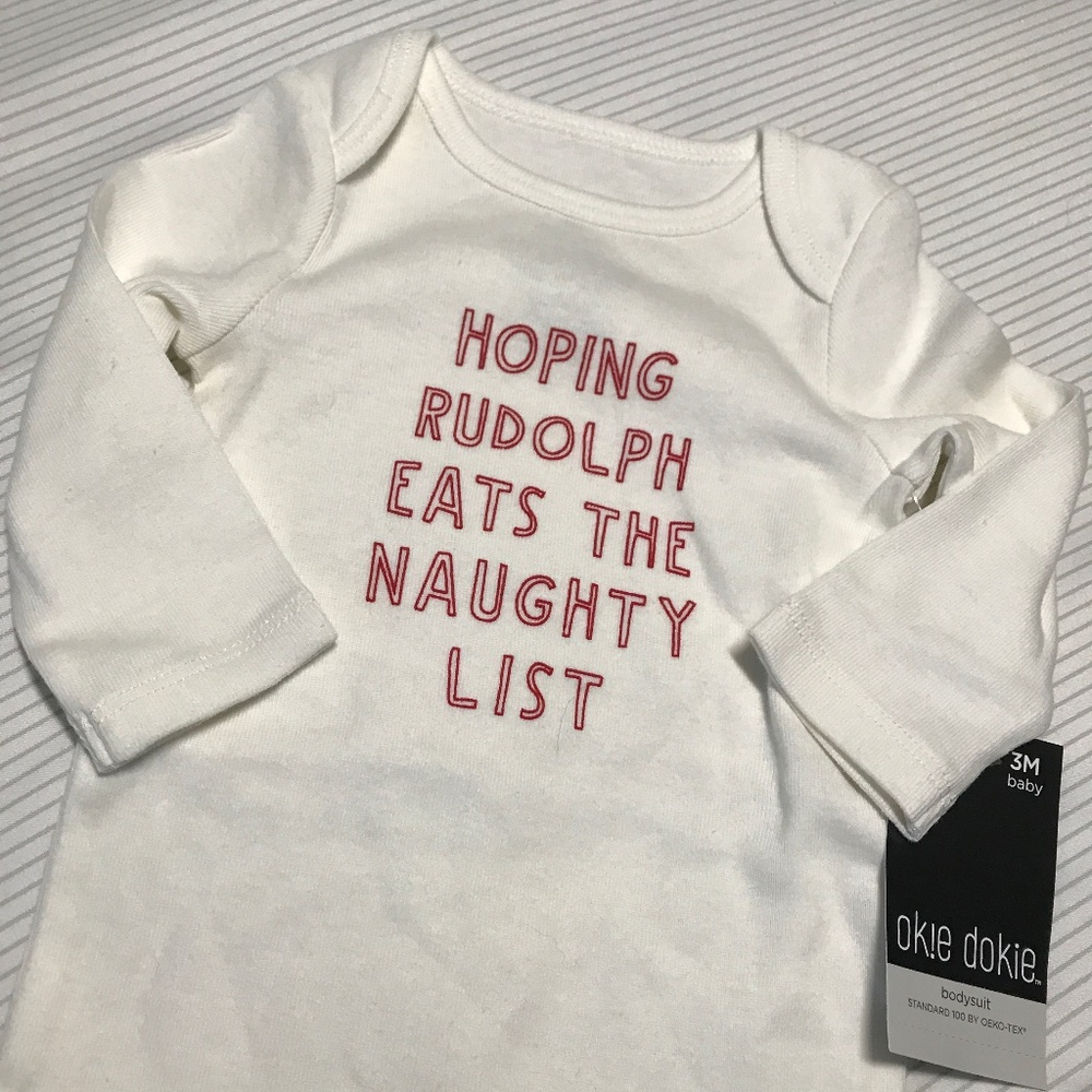 Funny Christmas onesie - 3M